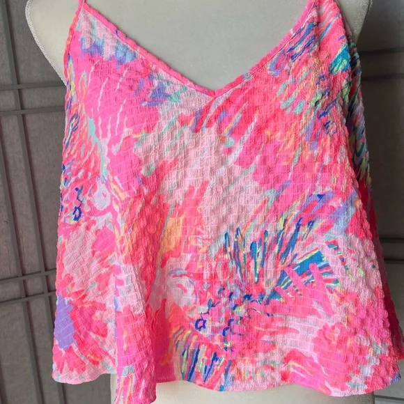 Lilly Pulitzer “Aletta Crop Top” Small - Picture 2 of 9
